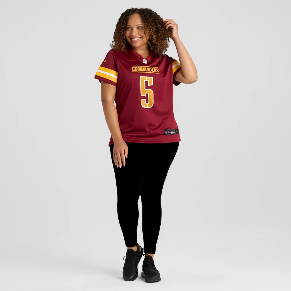 Women's Washington Commanders Jayden Daniels Nike Burgundy Player Game Jersey