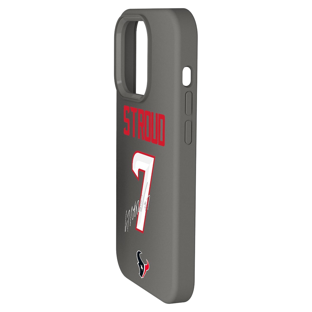 Houston Texans C.J. Stroud Keyscaper Gray Ready Soft Touch iPhone Case