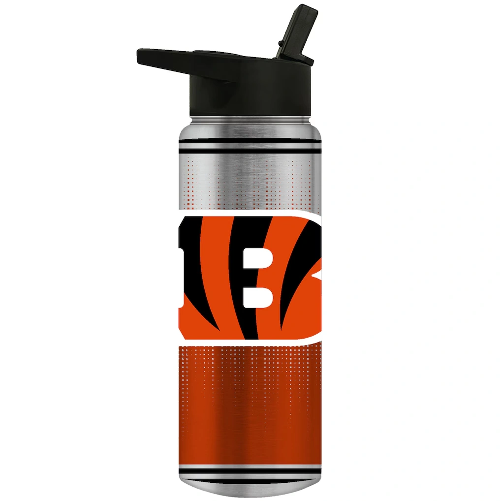 Cincinnati Bengals Team Logo 24oz. Personalized Jr. Thirst Water Bottle