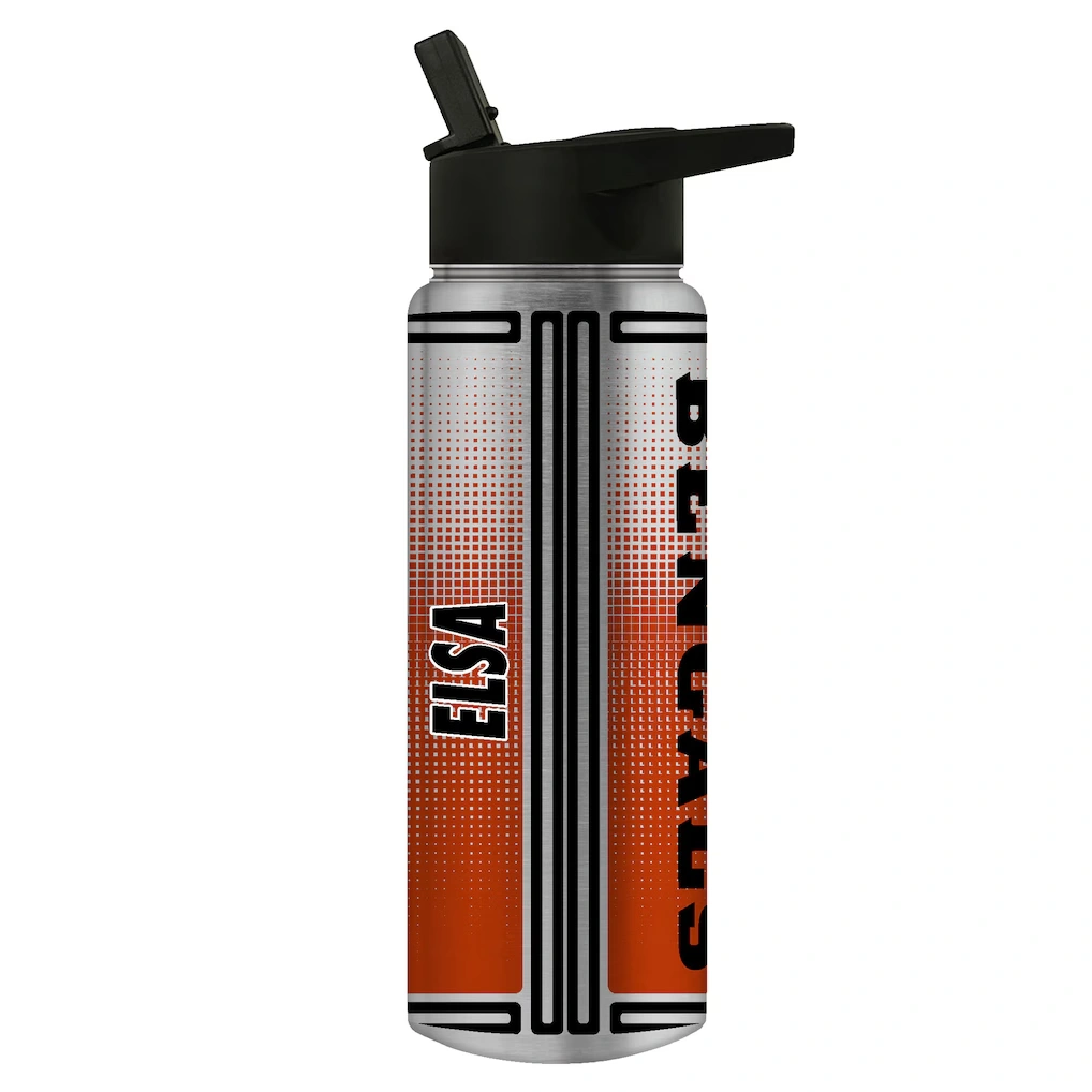Cincinnati Bengals Team Logo 24oz. Personalized Jr. Thirst Water Bottle