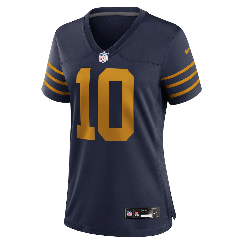 Women's Green Bay Packers Jordan Love Nike Navy The 1923 Classic Game Jersey