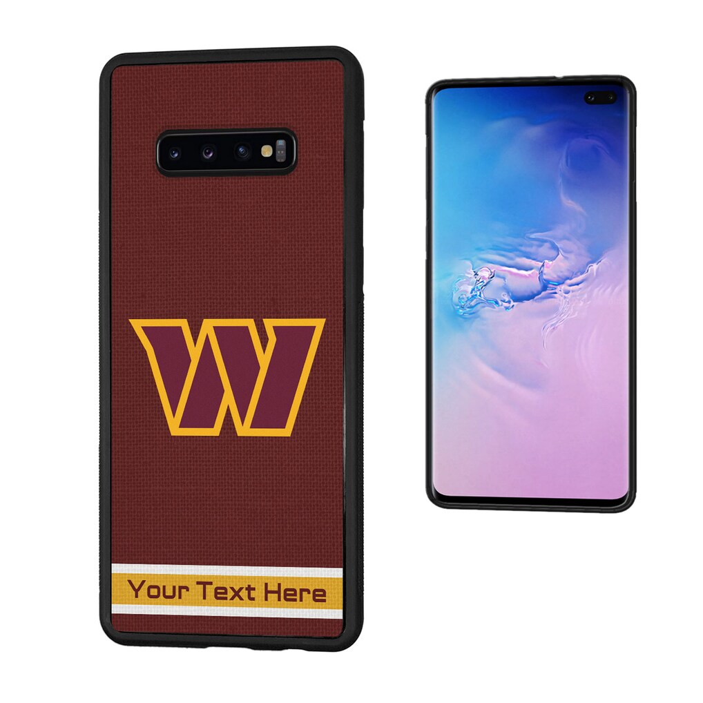 Washington Commanders Personalized Stripe Design Galaxy Bump Case