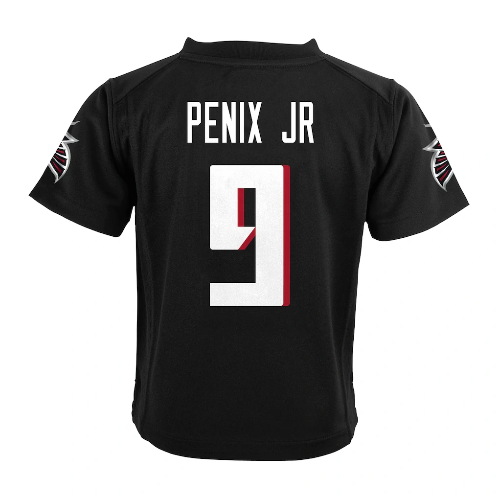 Toddler Atlanta Falcons Michael Penix Jr. Nike Black Game Jersey