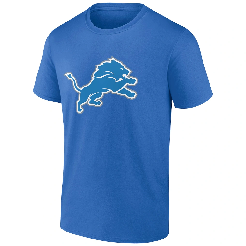 Men's Detroit Lions Aidan Hutchinson Fanatics Blue Player Icon Name & Number T-Shirt