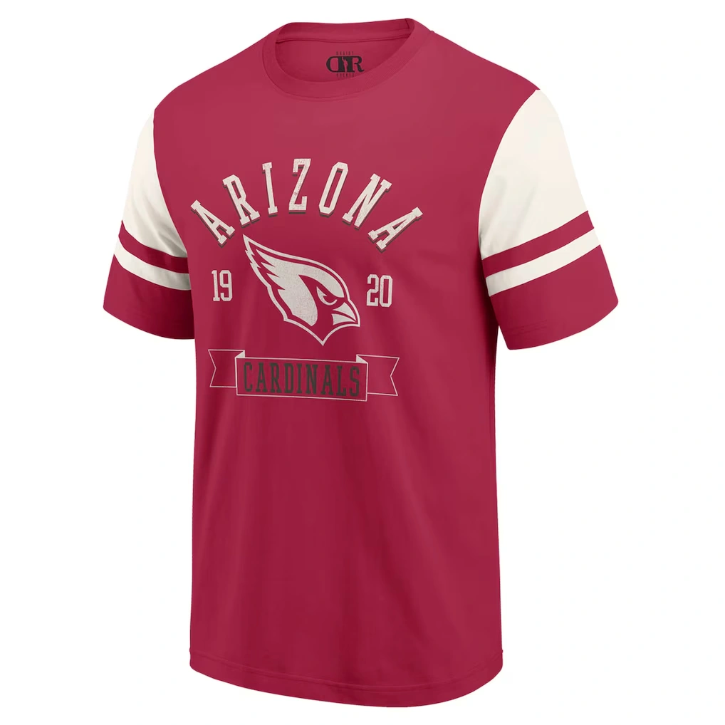 Men's Arizona Cardinals Darius Rucker Collection by Fanatics Cardinal Football T-Shirt