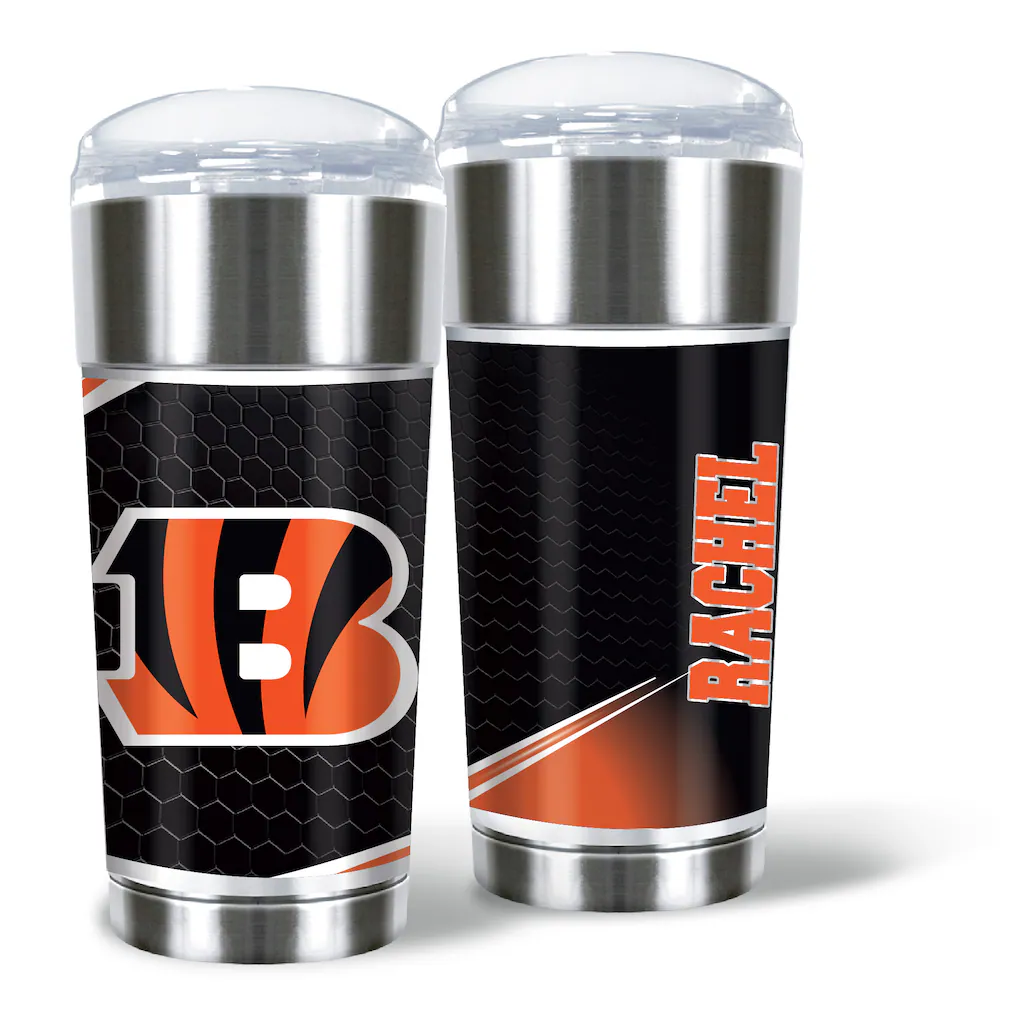 Cincinnati Bengals 24oz. Personalized Eagle Tumbler