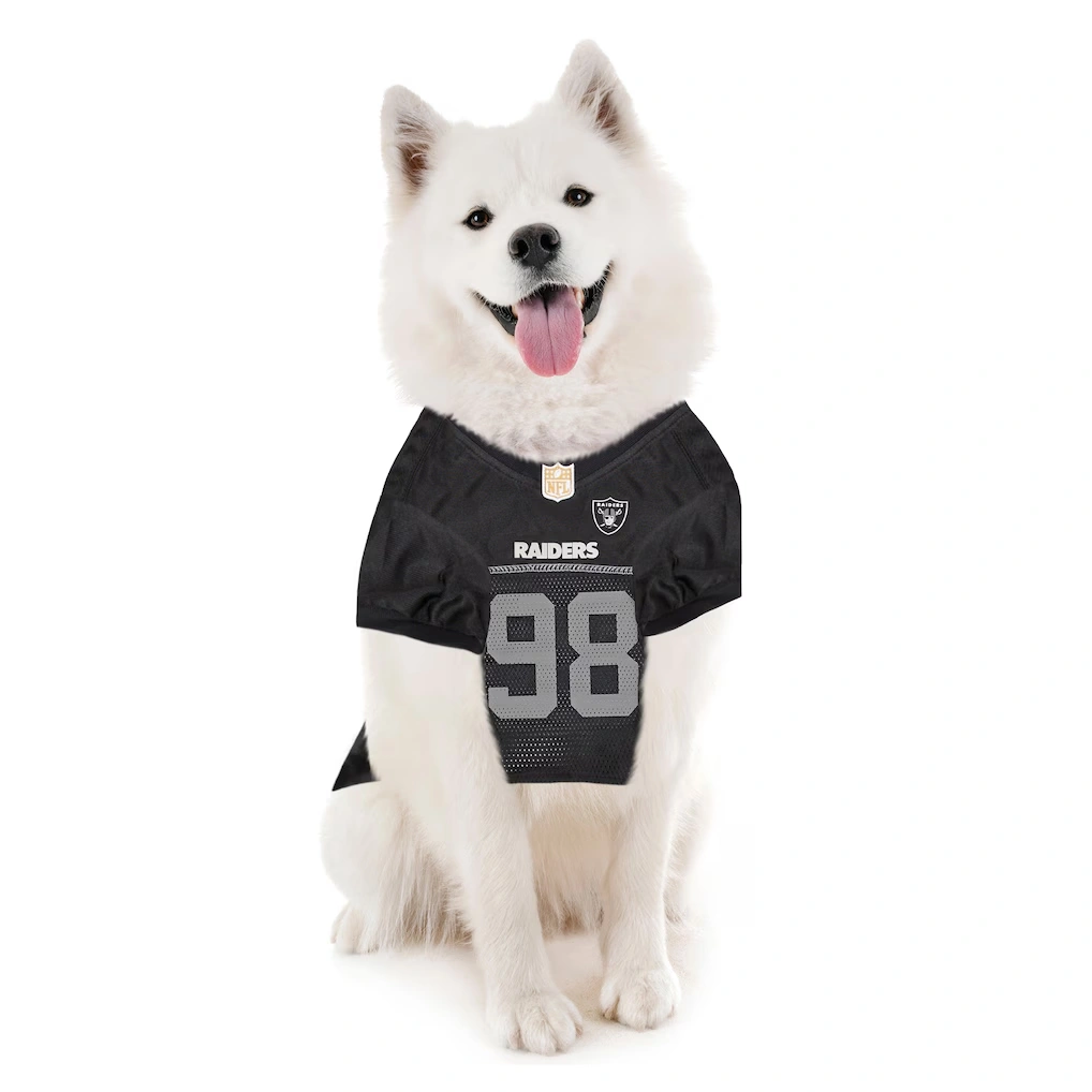 Las Vegas Raiders Maxx Crosby Black Player Pet Jersey