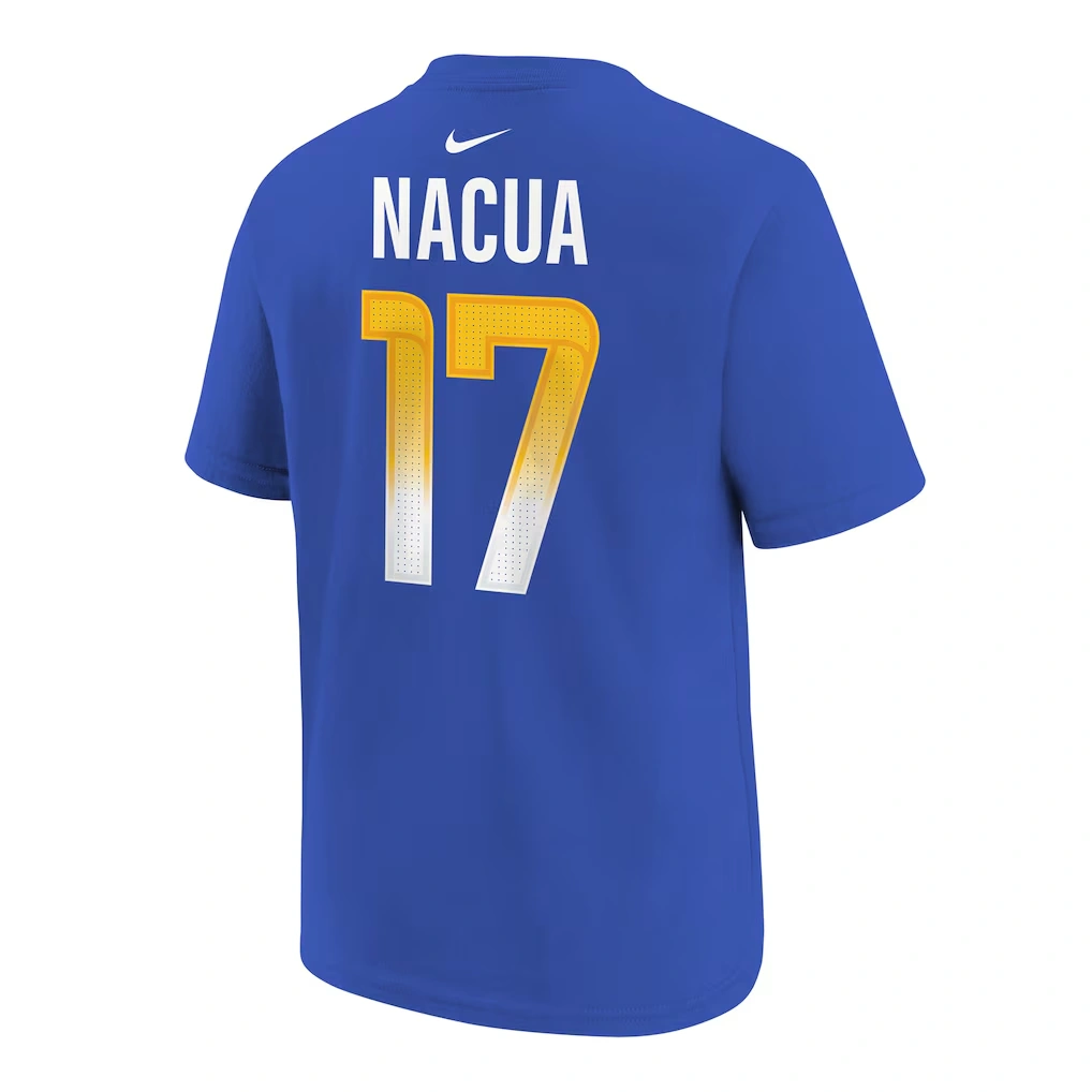 Youth Los Angeles Rams Puka Nacua Royal Nike Player Name & Number T-Shirt
