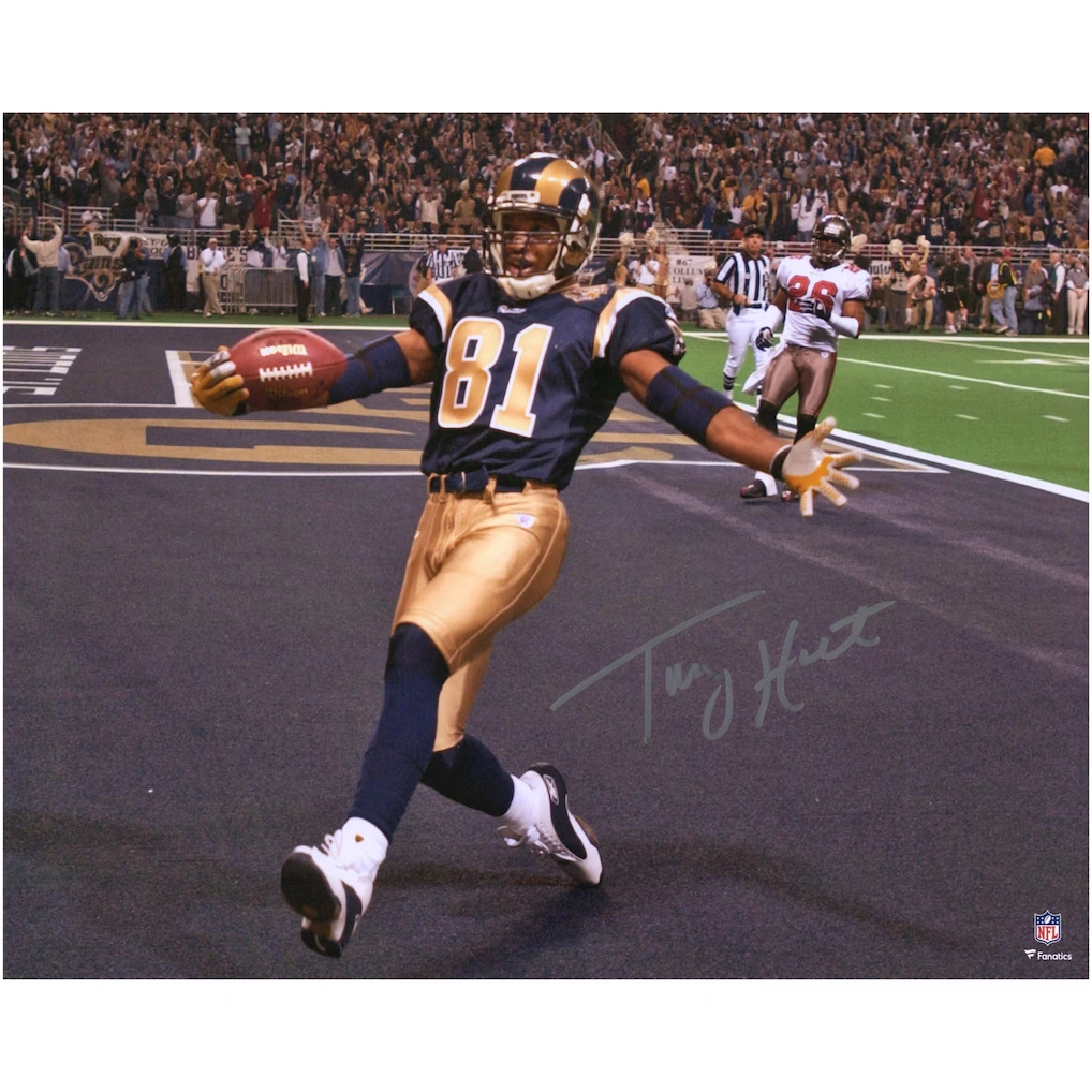 Autographed St. Louis Rams Torry Holt Fanatics Authentic 16'' x 20'' Touchdown Catch Photograph
