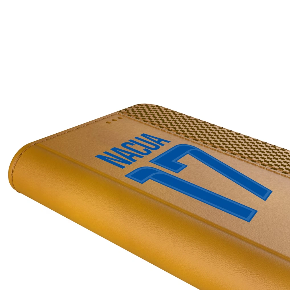 Los Angeles Rams Puka Nacua Keyscaper Brown Folio iPhone Case