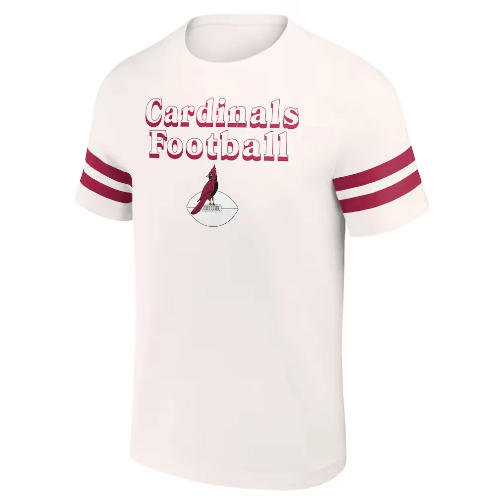 Men's Arizona Cardinals NFL x Darius Rucker Collection by Fanatics Cream Vintage T-Shirt