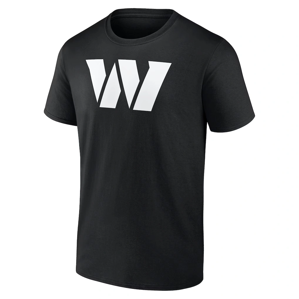 Men's Washington Commanders Black Personalized Name & Number Monochrome T-Shirt