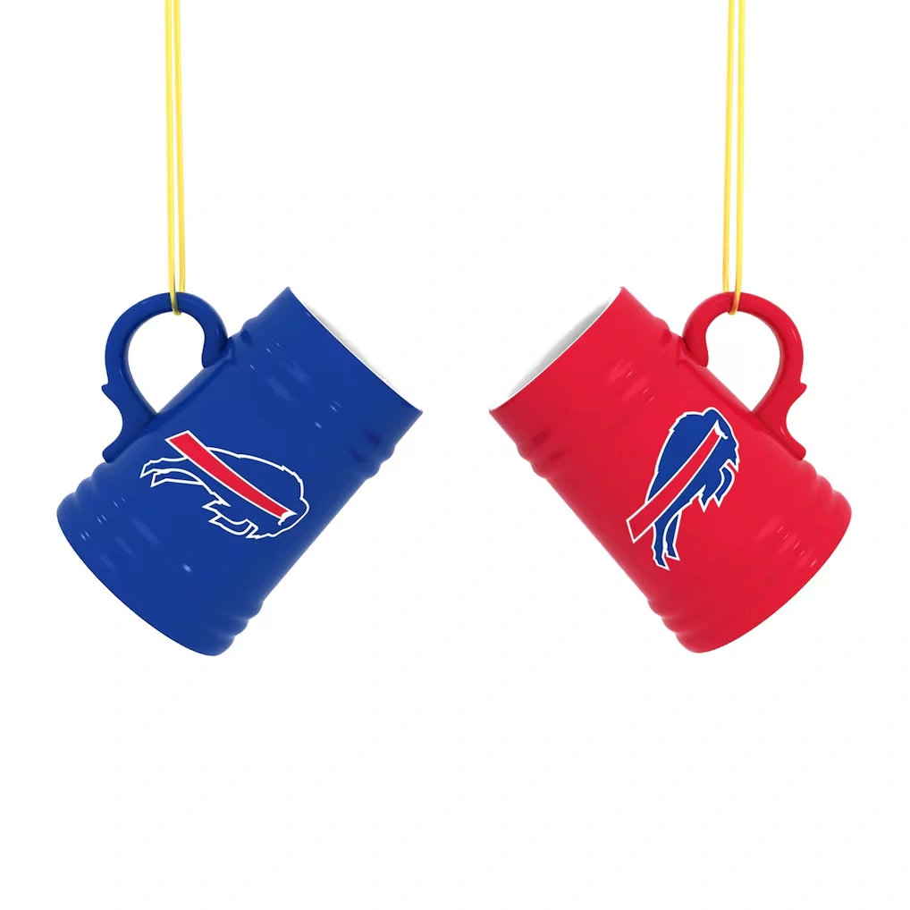 Buffalo Bills Two-Pack 3" Mini Stein Ornament Set