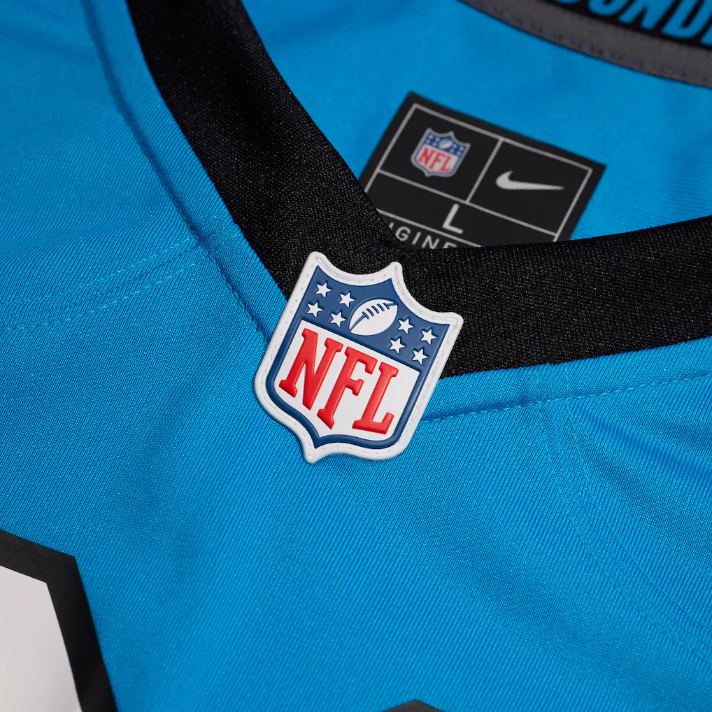 Men's Carolina Panthers Nike Blue Alternate Custom Game Jersey 4 Men's Carolina Panthers Nike Blue Alternate Custom Game Jersey