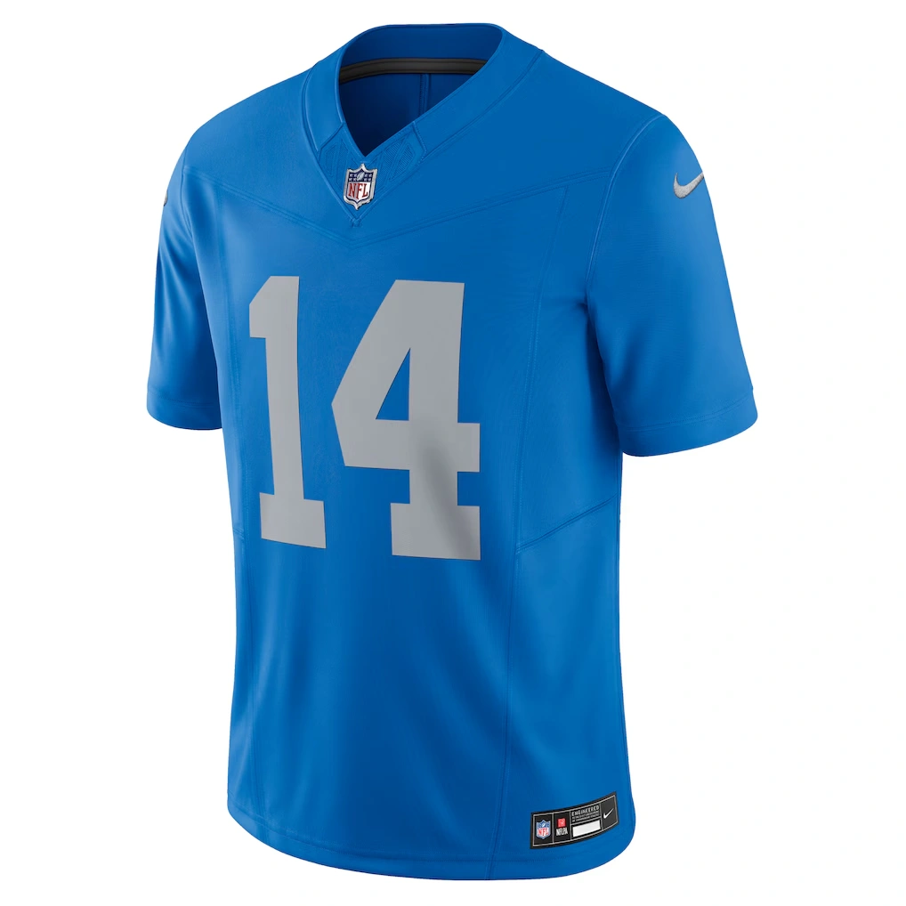 Men's Detroit Lions Amon-Ra St. Brown Nike Blue Vapor F.U.S.E. Alternate Limited Jersey