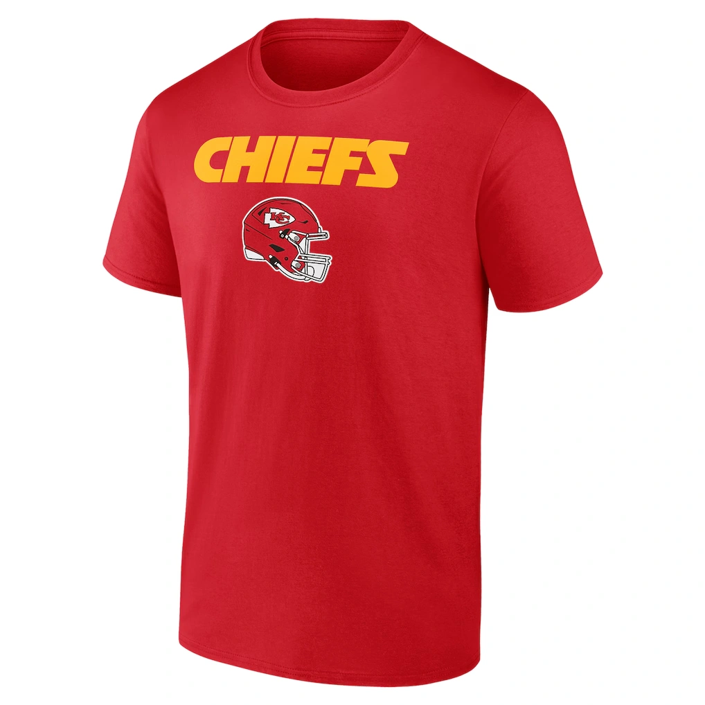 Men's Kansas City Chiefs Xavier Worthy Red Name & Number Team Wordmark T-Shirt