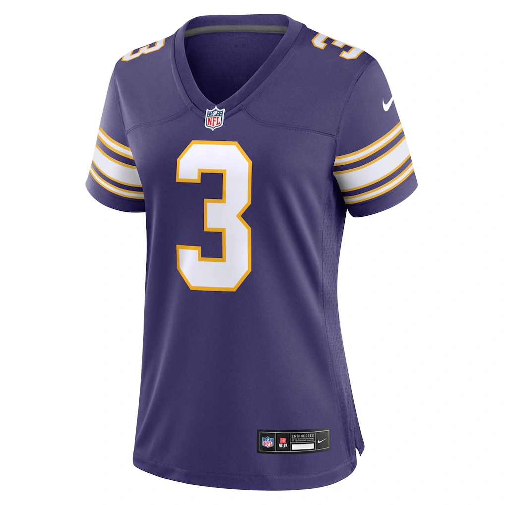 Women's Minnesota Vikings Jordan Addison Nike Purple Alternate Game Jersey