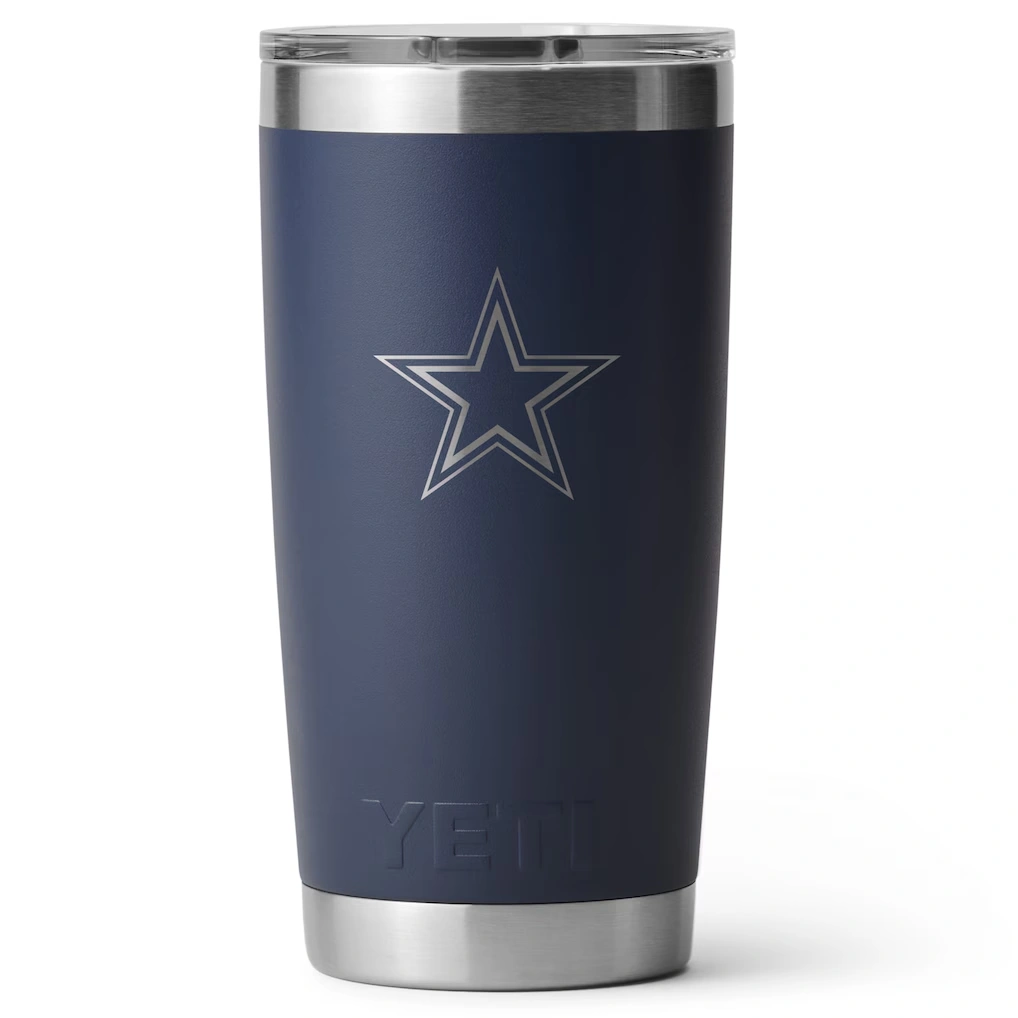 Dallas Cowboys YETI 20oz. Rambler Tumbler with Magslider Lid