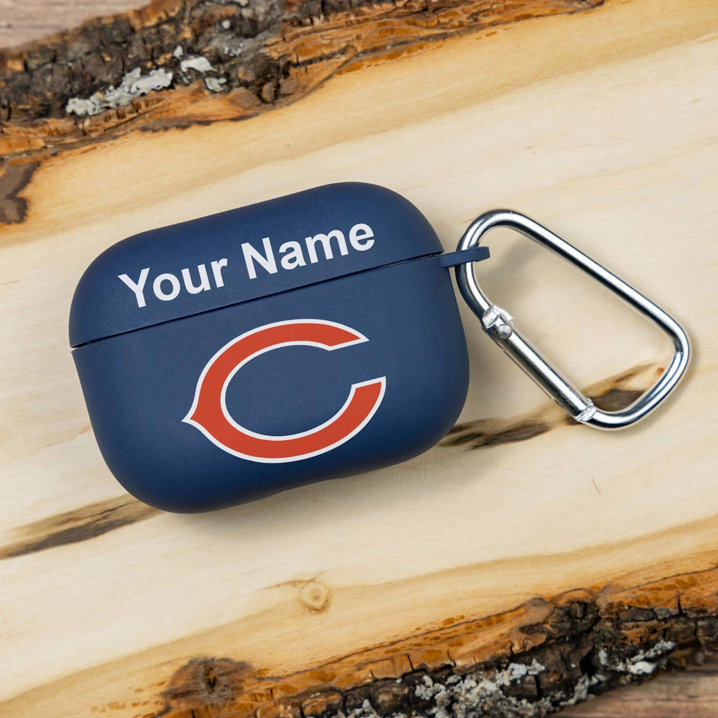 Chicago Bears Personalized AirPods Pro Case Cover