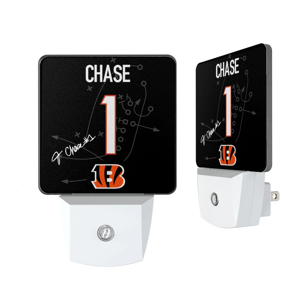 Cincinnati Bengals Ja'Marr Chase Keyscaper Nightlight 2-Pack