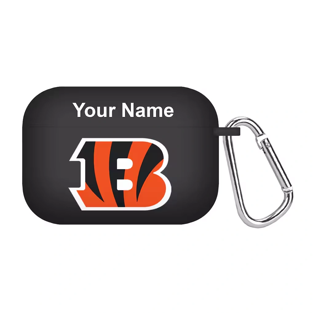 Cincinnati Bengals Personalized AirPods Pro Case Cover
