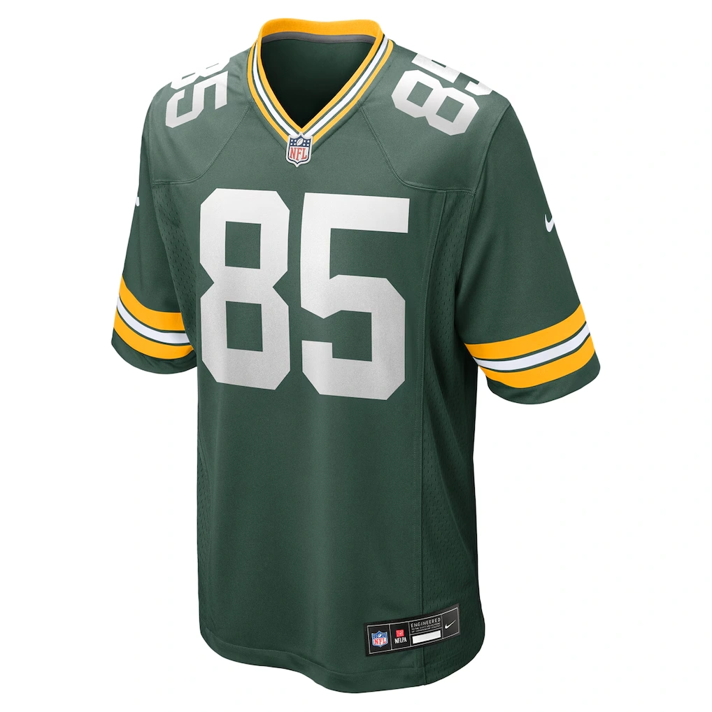 Men's Green Bay Packers Tucker Kraft Nike Green Game Jersey