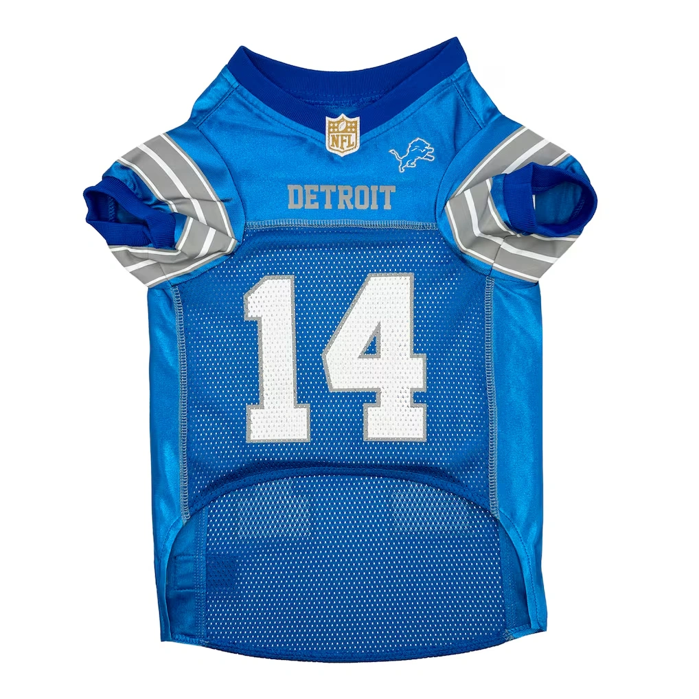 Detroit Lions Amon-Ra St. Brown Blue Player Pet Jersey