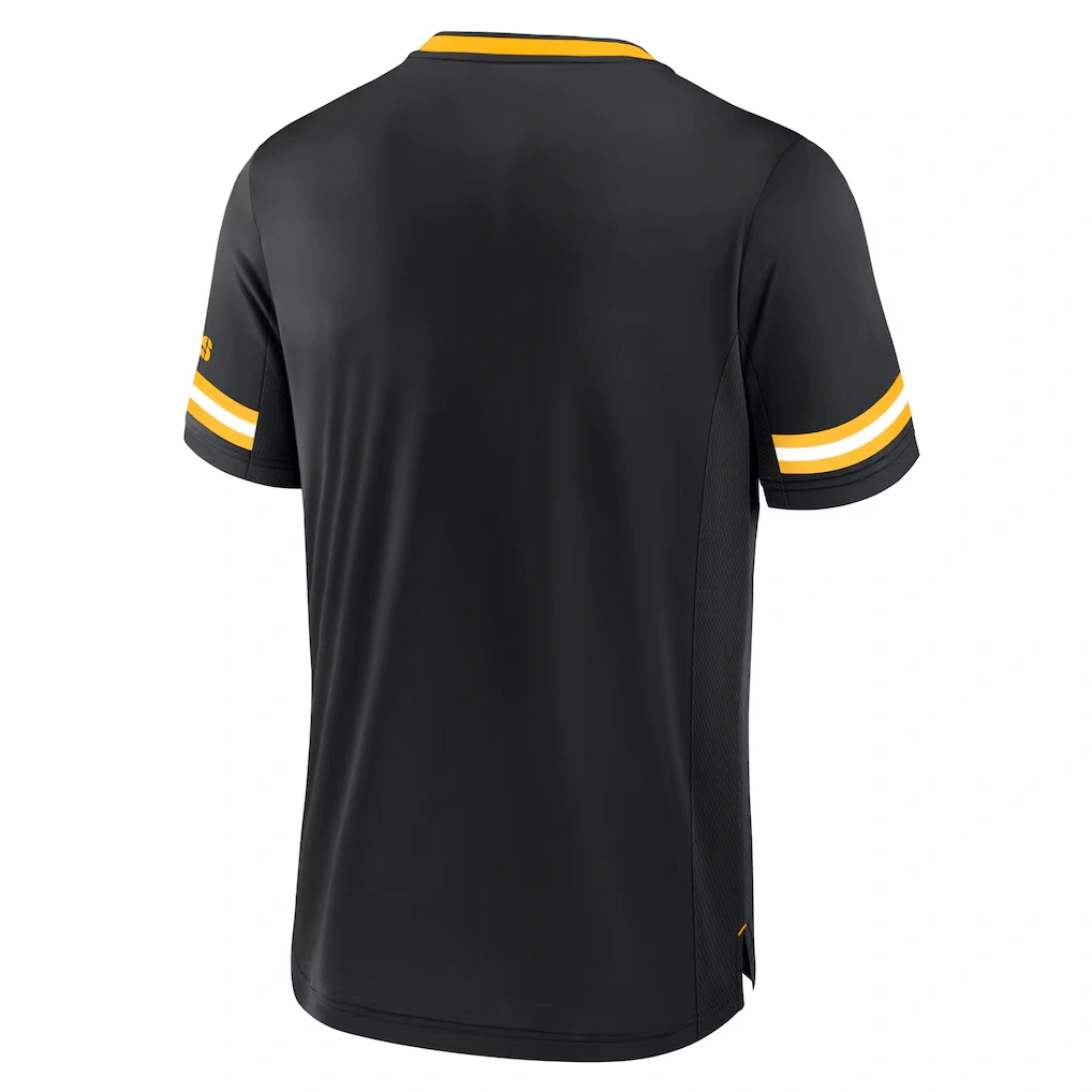 Men's Pittsburgh Steelers Fanatics Black Stripe Stacking T-Shirt 3 Men's Pittsburgh Steelers Fanatics Black Stripe Stacking T-Shirt