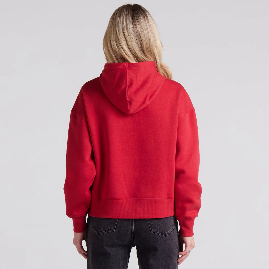 Women's San Francisco 49ers Fanatics Scarlet Legacy Fleece Pullover Hoodie