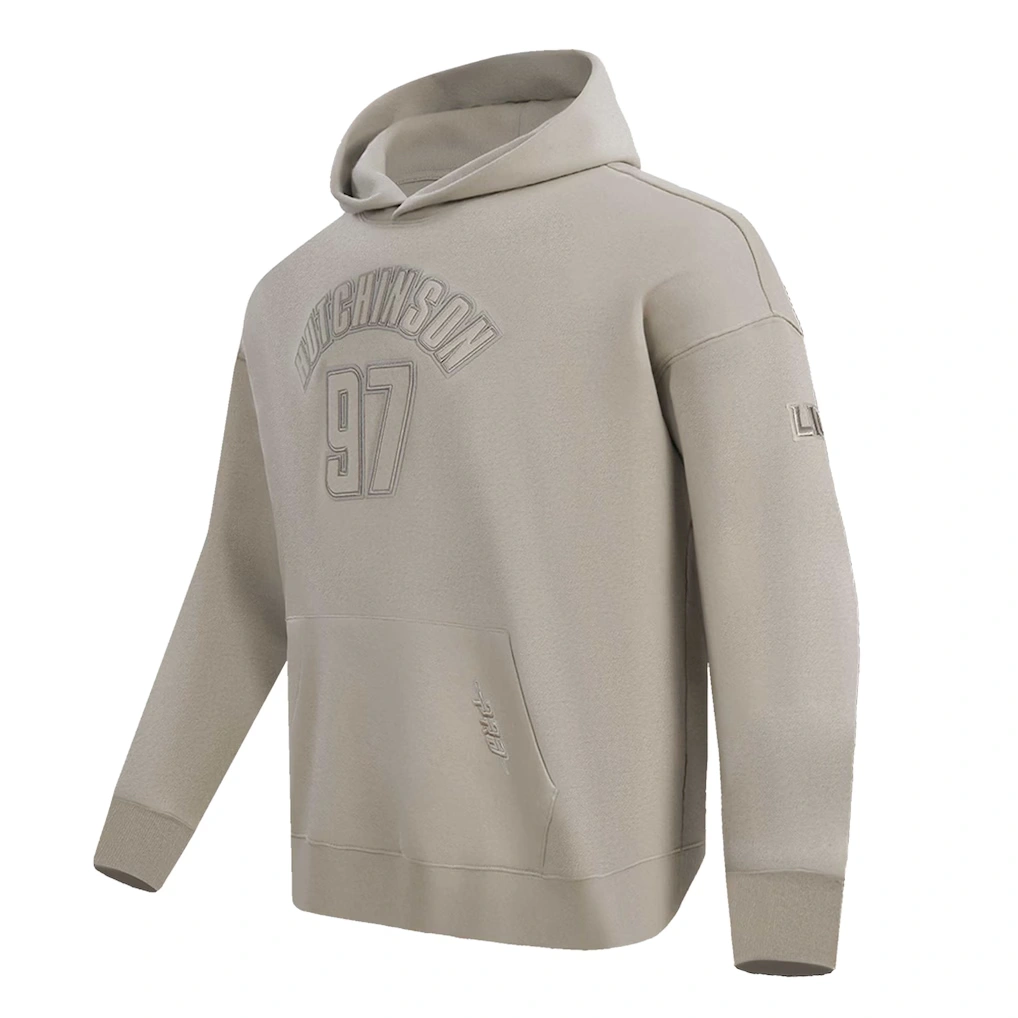 Men's Detroit Lions Aidan Hutchinson Pro Standard Tan Player Name & Number Pullover Hoodie