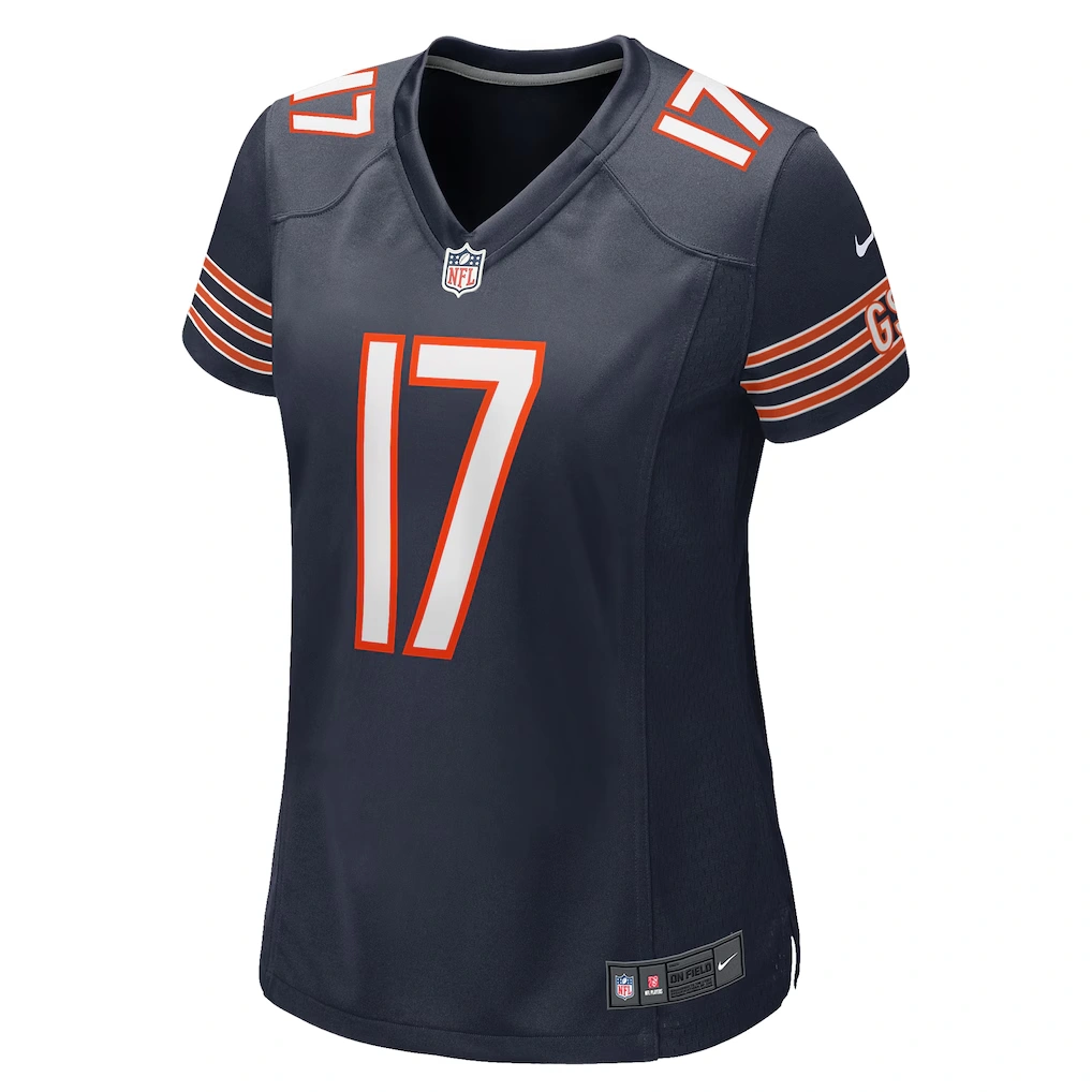 Women's Chicago Bears Tyson Bagent Nike Navy Game Jersey