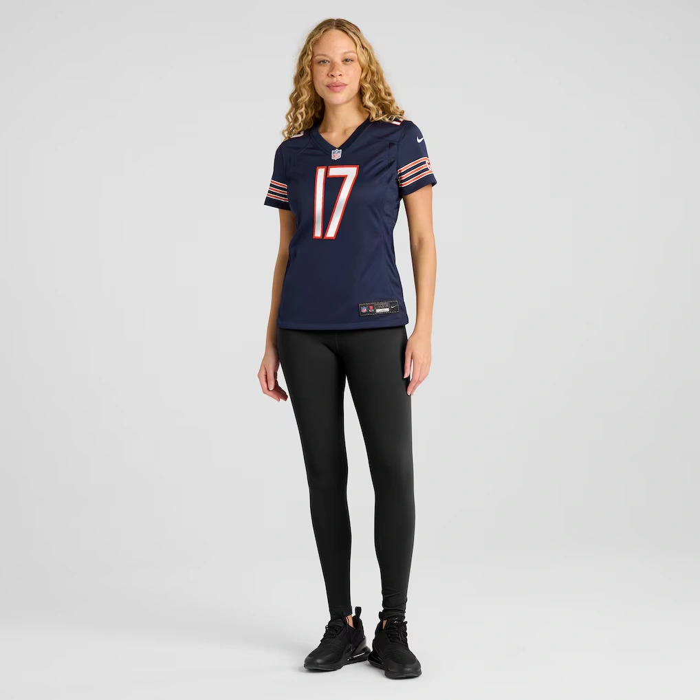 Women's Chicago Bears Tyson Bagent Nike Navy Game Jersey