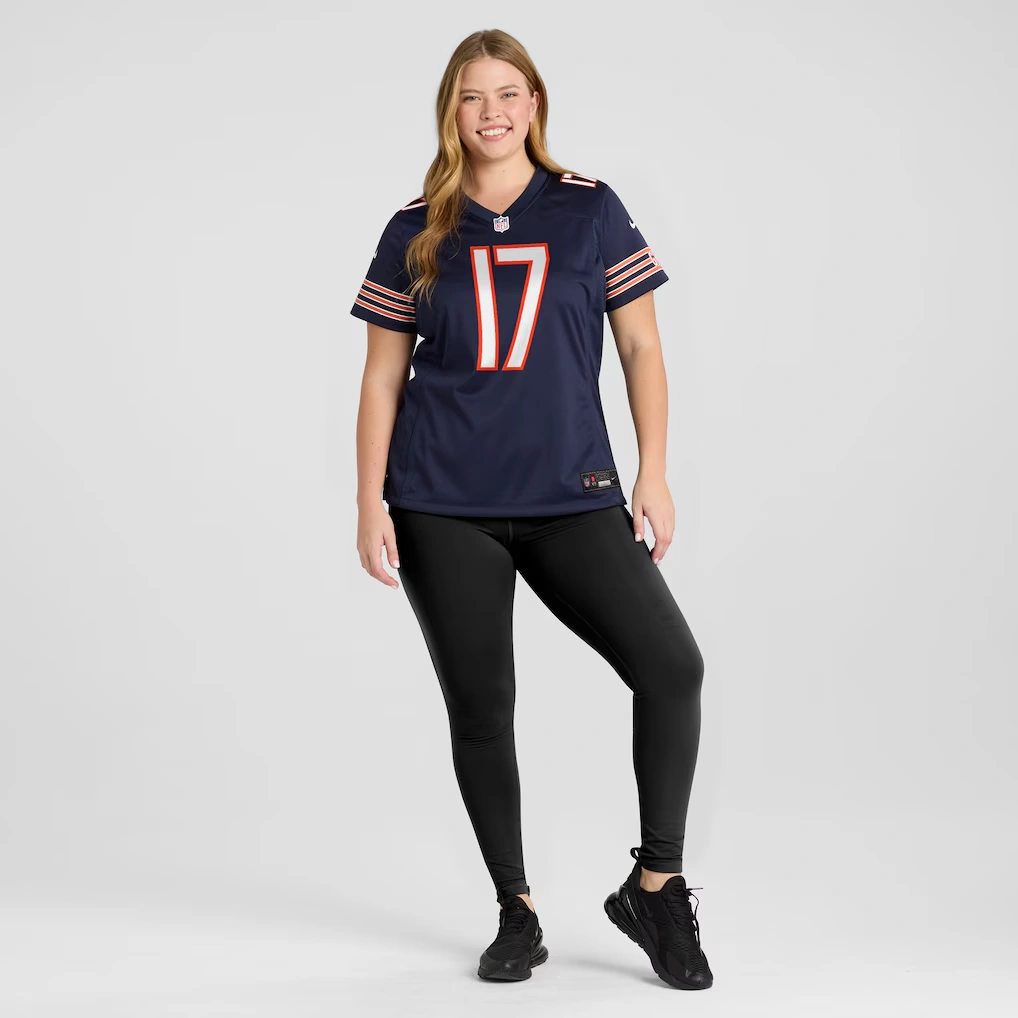 Women's Chicago Bears Tyson Bagent Nike Navy Game Jersey