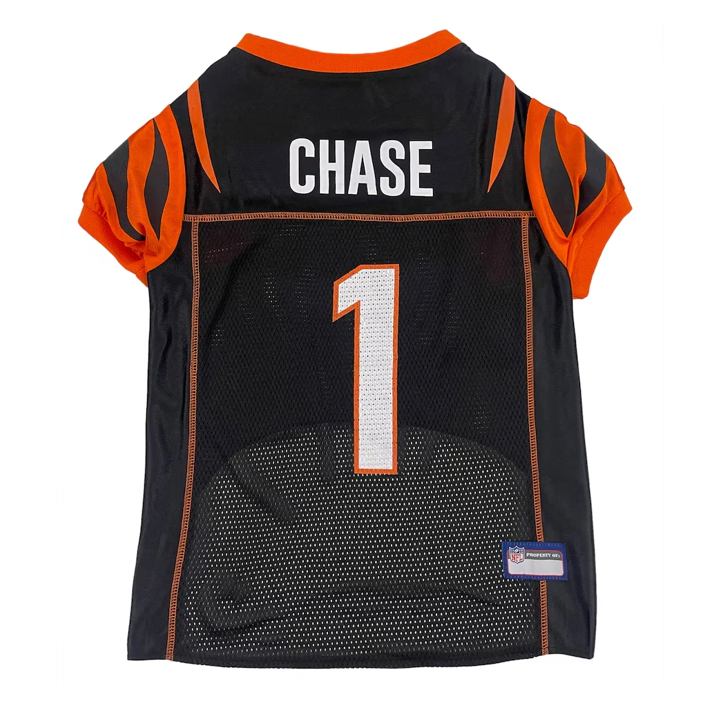 Cincinnati Bengals Ja'Marr Chase Black Player Pet Jersey