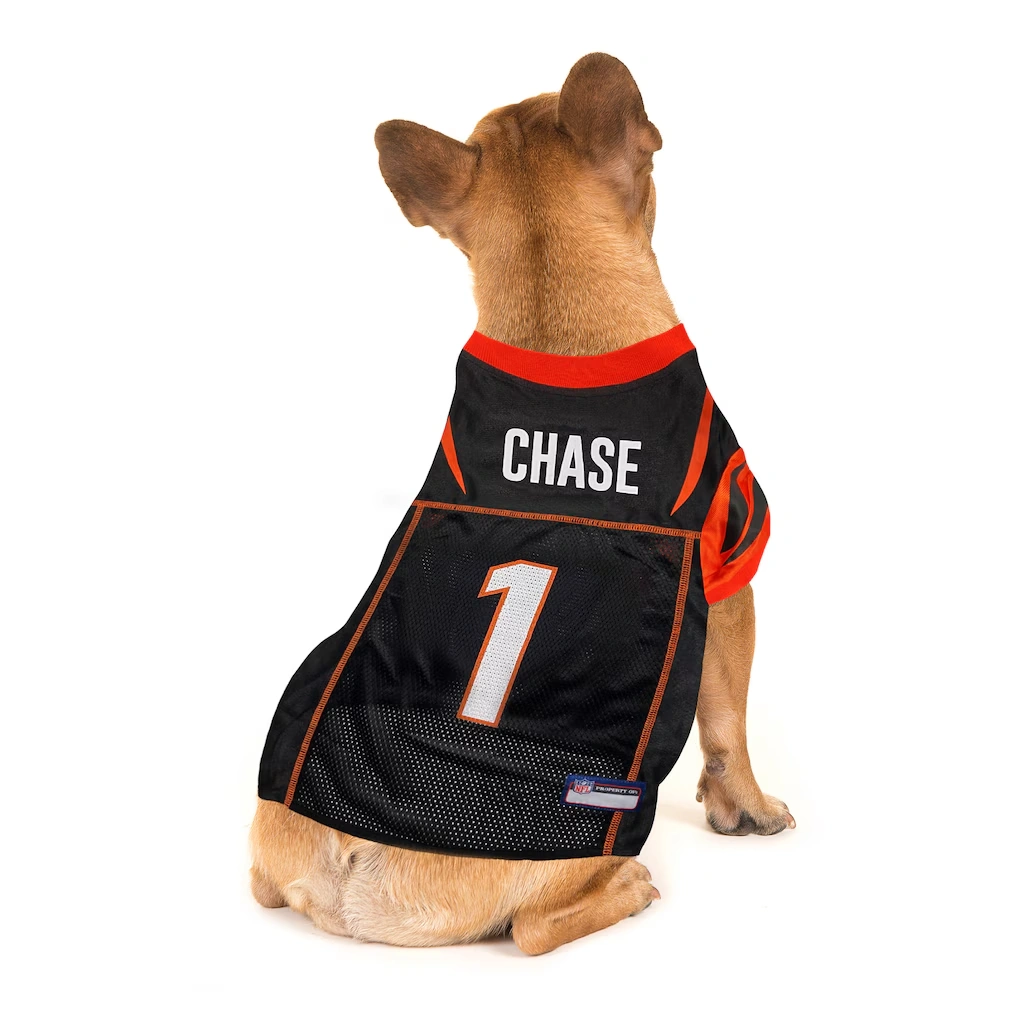 Cincinnati Bengals Ja'Marr Chase Black Player Pet Jersey