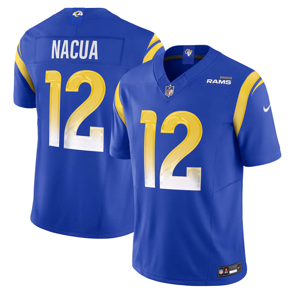 Men's Los Angeles Rams Puka Nacua Nike Royal Vapor F.U.S.E. Limited Player Jersey