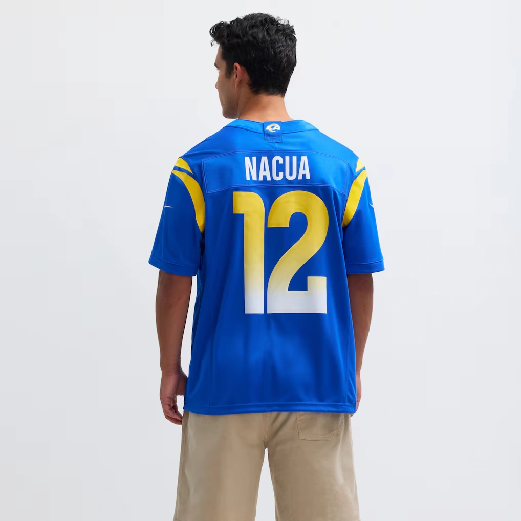 Men's Los Angeles Rams Puka Nacua Nike Royal Vapor F.U.S.E. Limited Player Jersey