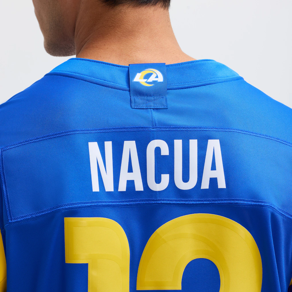 Men's Los Angeles Rams Puka Nacua Nike Royal Vapor F.U.S.E. Limited Player Jersey
