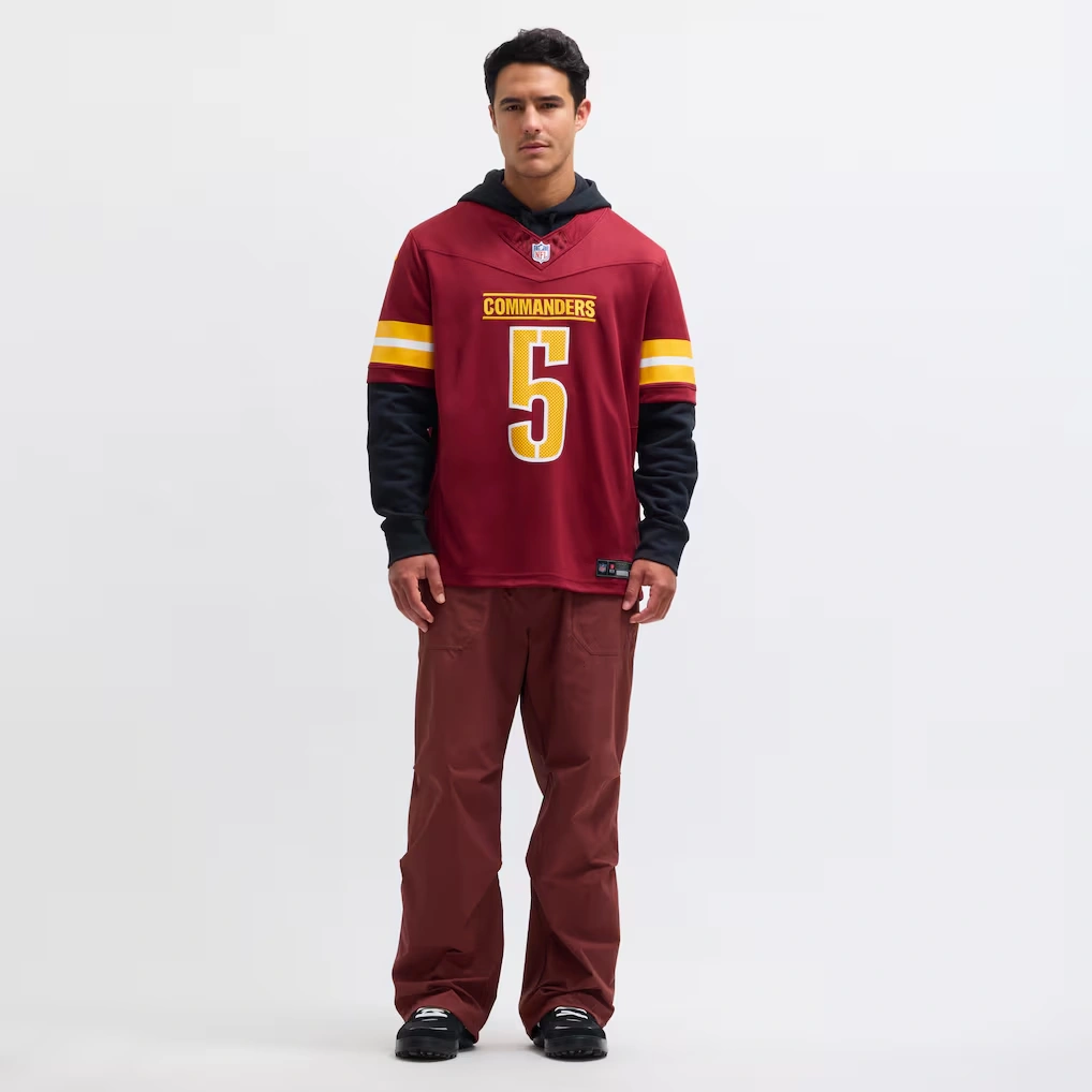 Men's Washington Commanders Jayden Daniels Nike Burgundy Vapor F.U.S.E. Limited Jersey