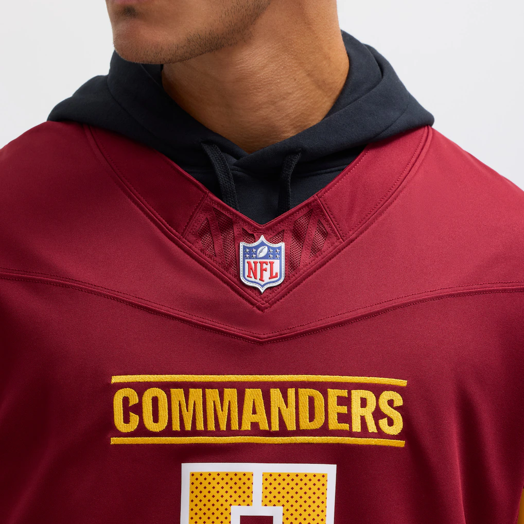 Men's Washington Commanders Jayden Daniels Nike Burgundy Vapor F.U.S.E. Limited Jersey