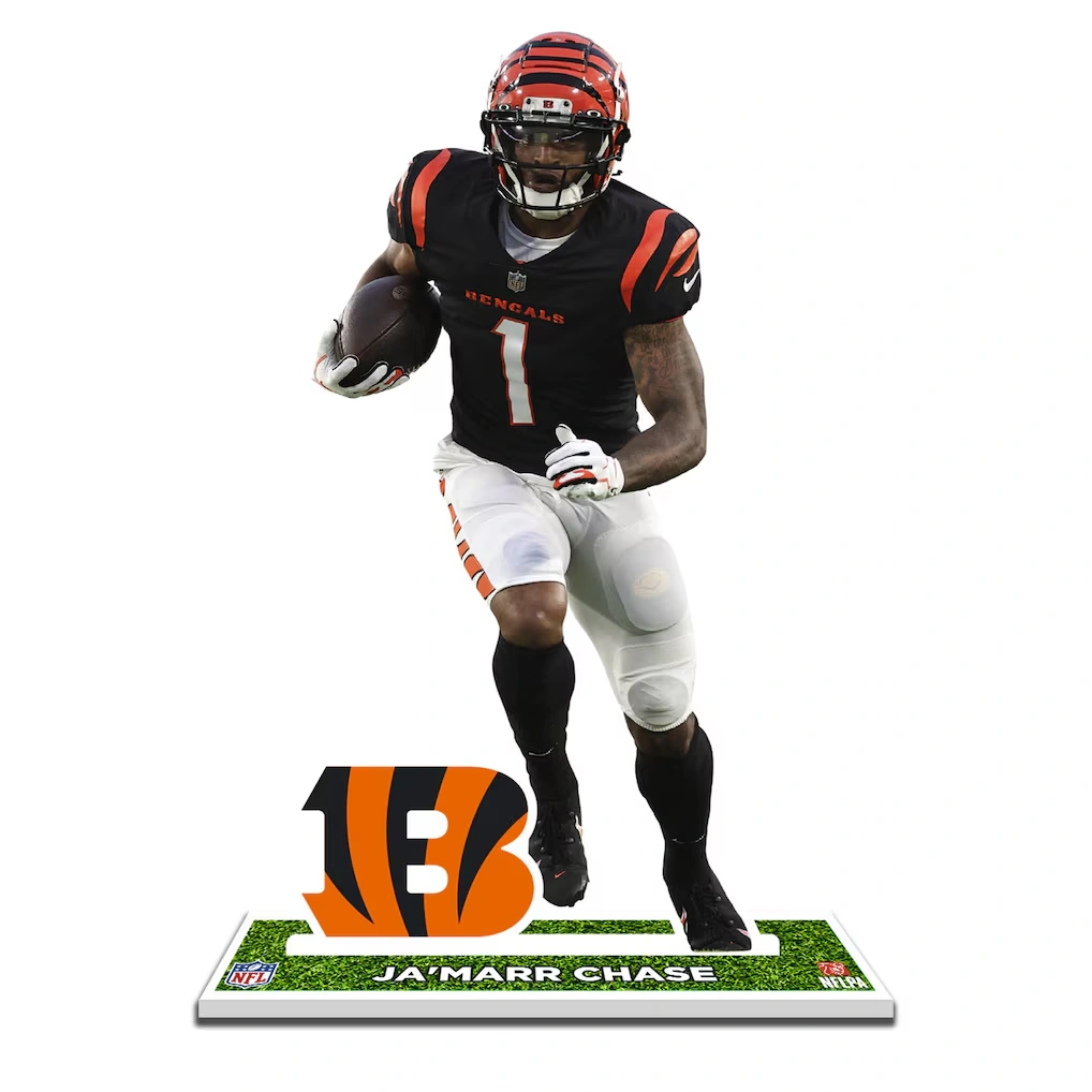 Ja'Marr Chase Cincinnati Bengals 12'' Player Standee Desktop Display