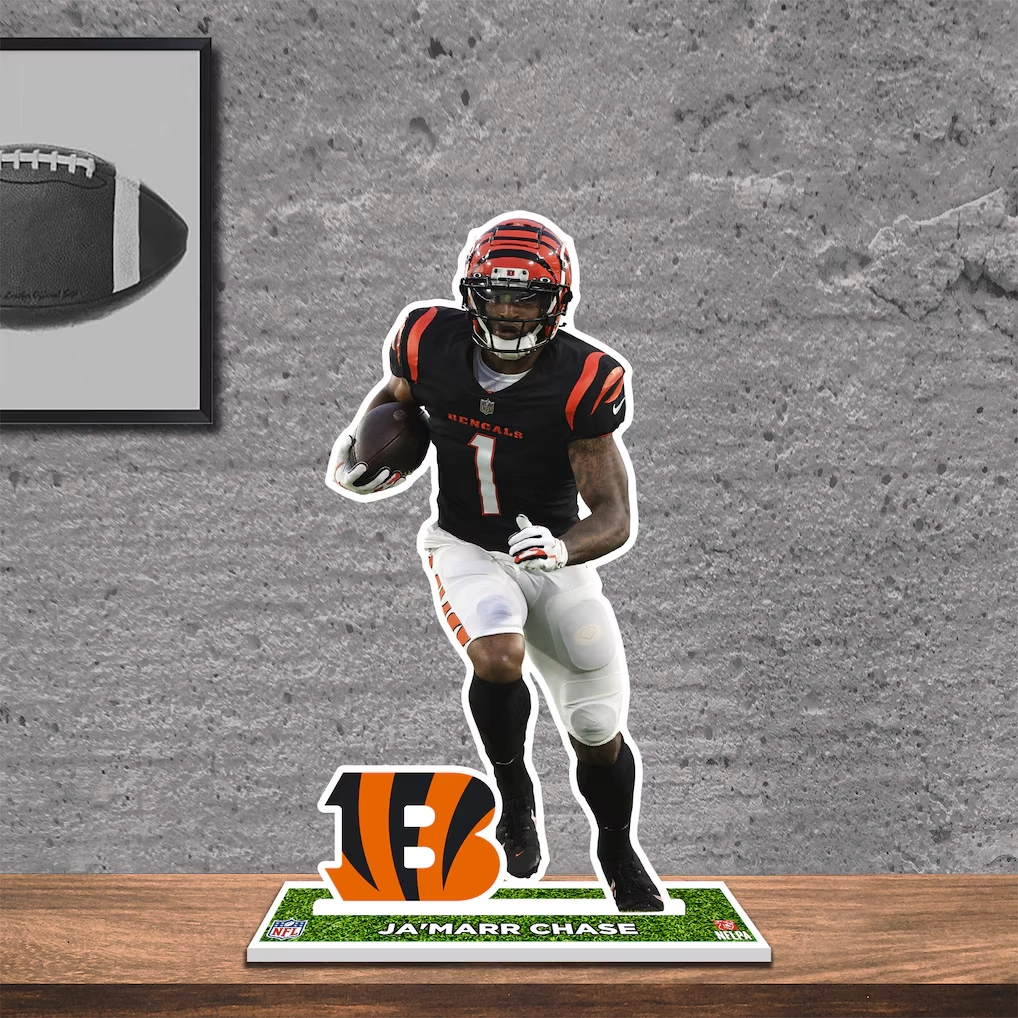 Ja'Marr Chase Cincinnati Bengals 12'' Player Standee Desktop Display
