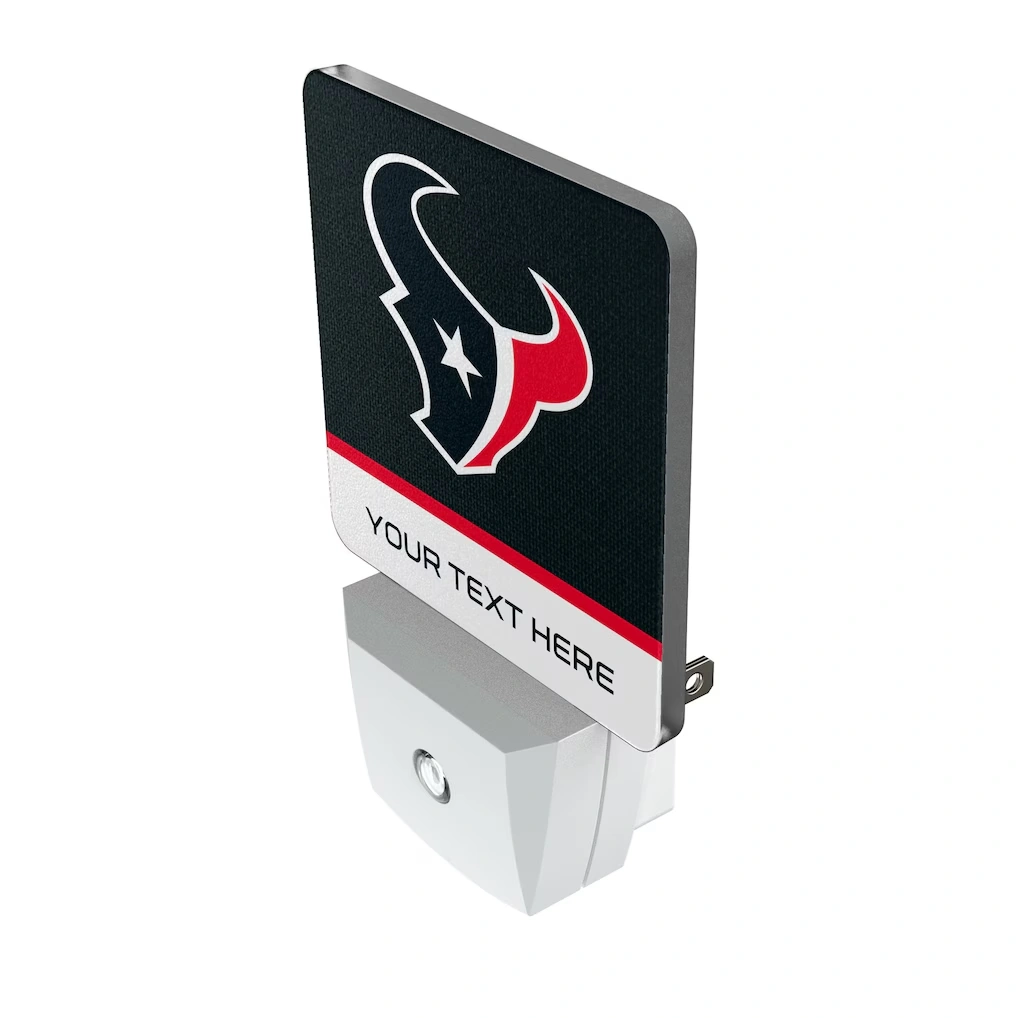 Houston Texans Personalized 2-Piece Nightlight Set