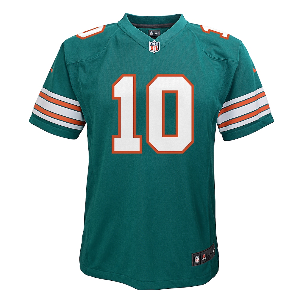 Youth Miami Dolphins Tyreek Hill Nike Aqua Game Jersey