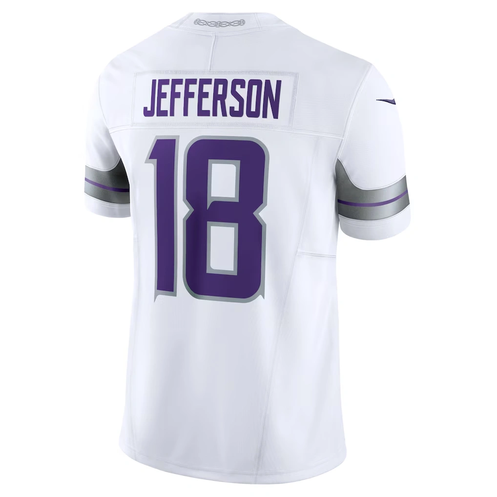 Men's Minnesota Vikings Justin Jefferson Nike White Alternate Vapor F.U.S.E. Limited Jersey