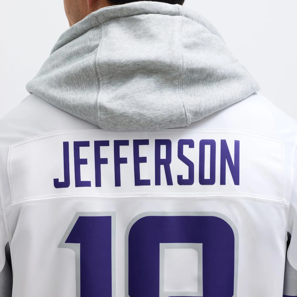 Men's Minnesota Vikings Justin Jefferson Nike White Alternate Vapor F.U.S.E. Limited Jersey
