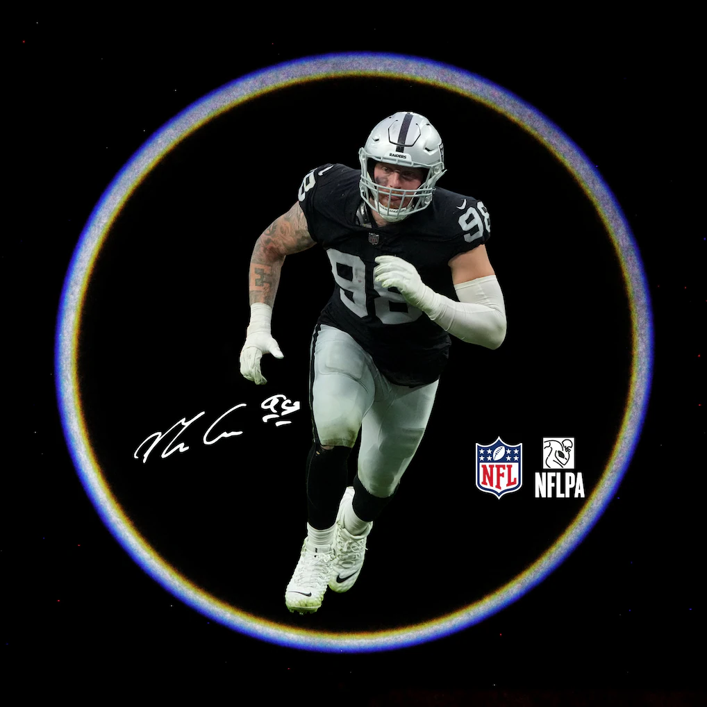 Las Vegas Raiders Maxx Crosby Player LED Car Door Light