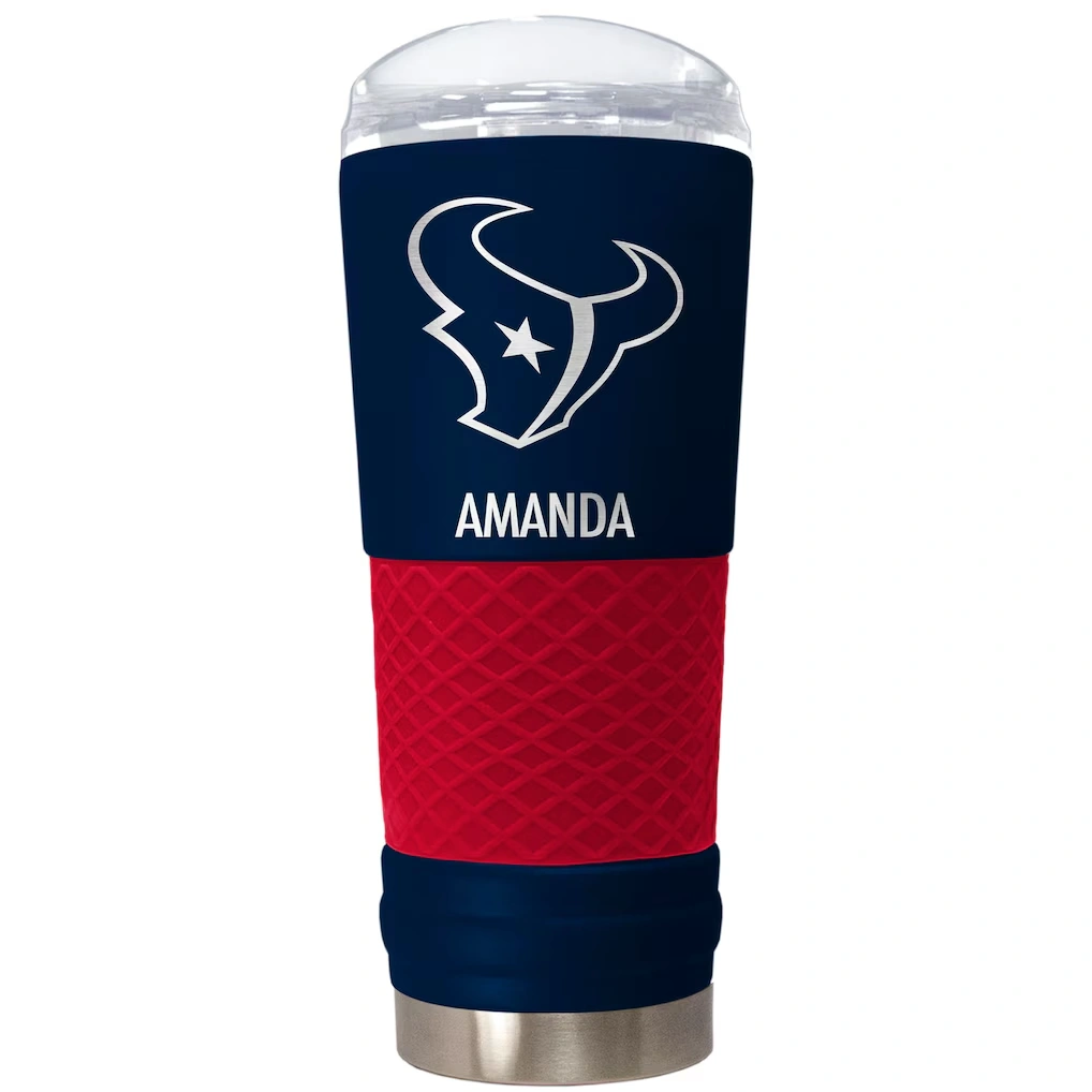 Houston Texans 24oz. Personalized Team Color Draft Tumbler