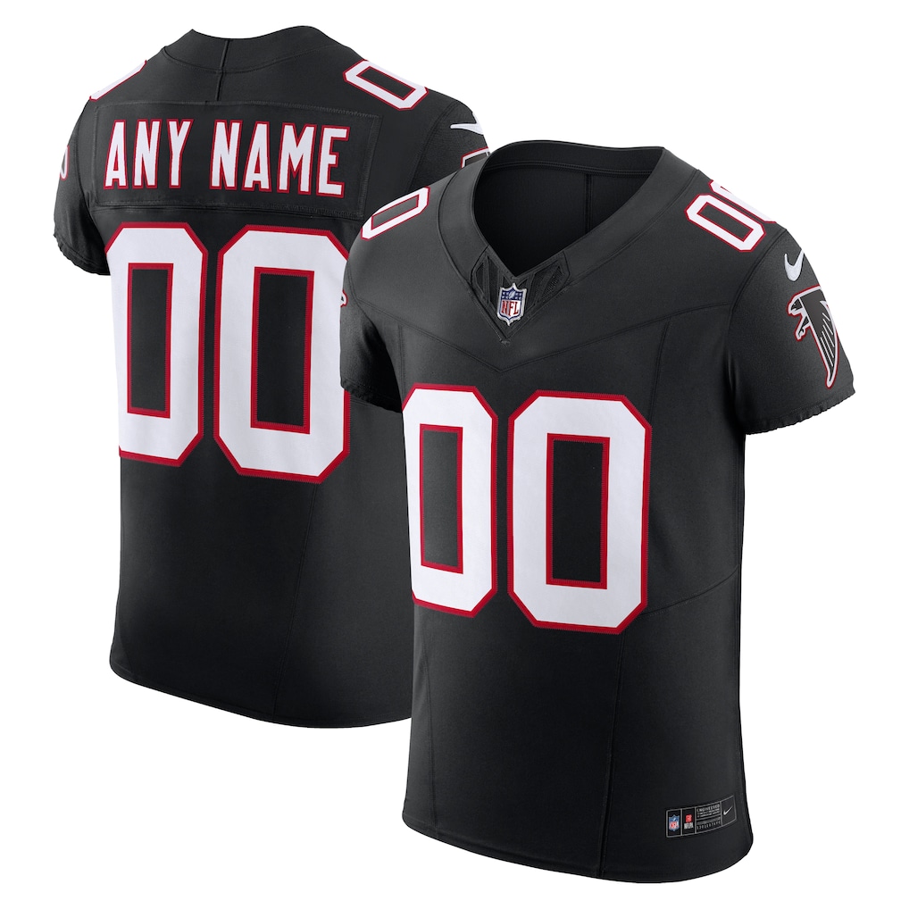 Men's Atlanta Falcons Nike Black Vapor F.U.S.E. Elite Custom Jersey