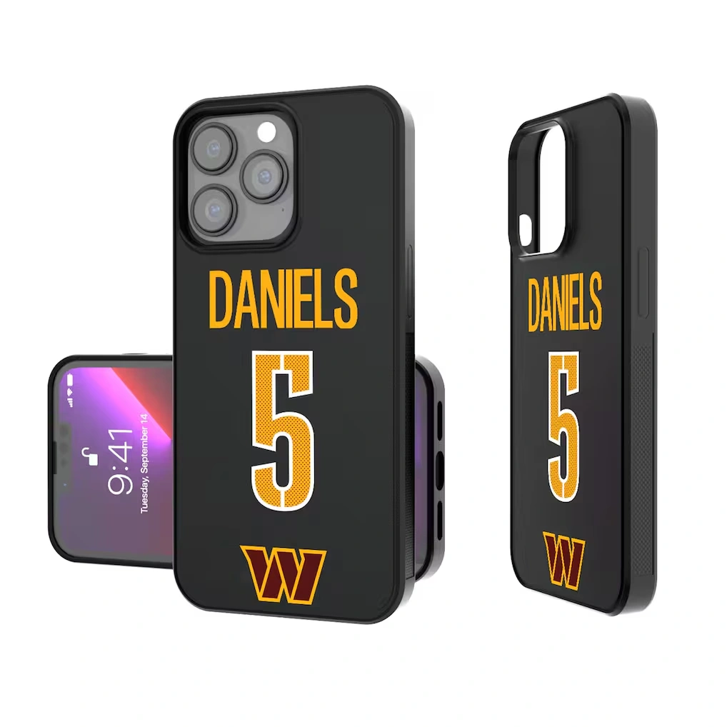 Washington Commanders Jayden Daniels Keyscaper iPhone Bump Case